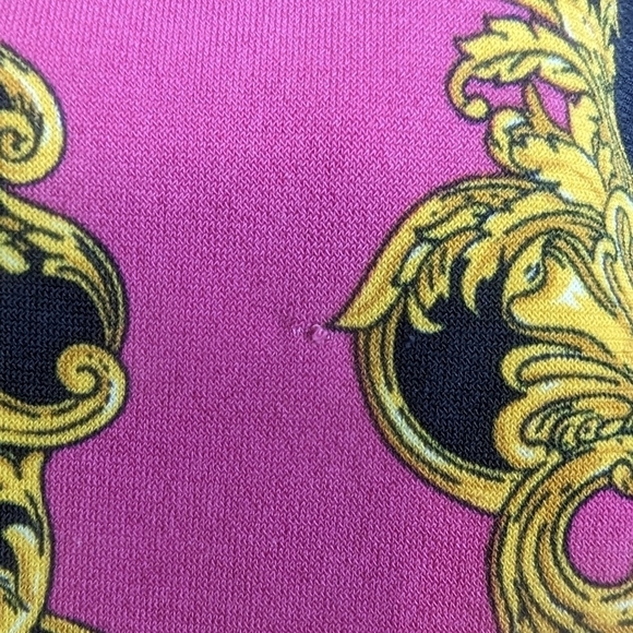 Ellen Tracy Baroque Jacquard Print Boat Neck Top Sz XS - Picture 10 of 13